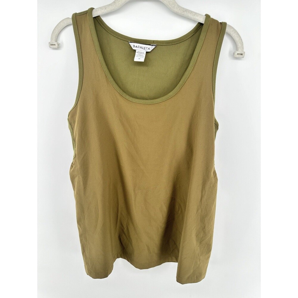 Athleta Army Green Tank Top Essential size M #F